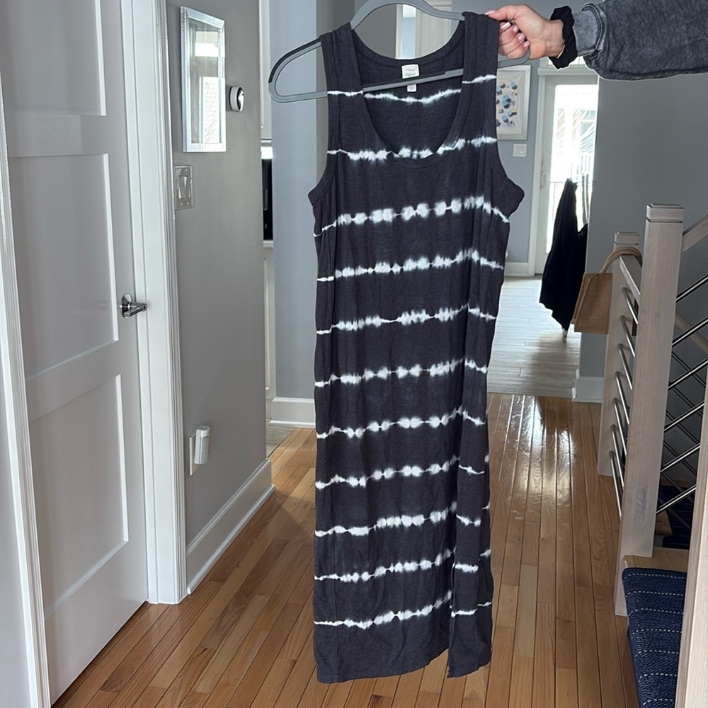 Roan & Ryan Sadie Sleevless Tank Tie-Dye Midi Dress Sz L